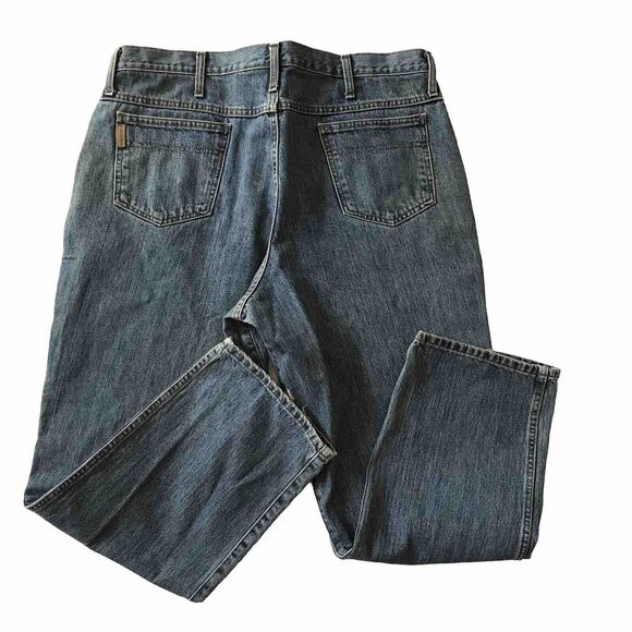 Cinch Men Green Label Relaxed Fit Blue Jeans 38 X 30 Tapered Western Ranch Denim - Picture 2 of 13